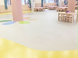 江门市万里望国际幼儿园运动地板顺利竣工